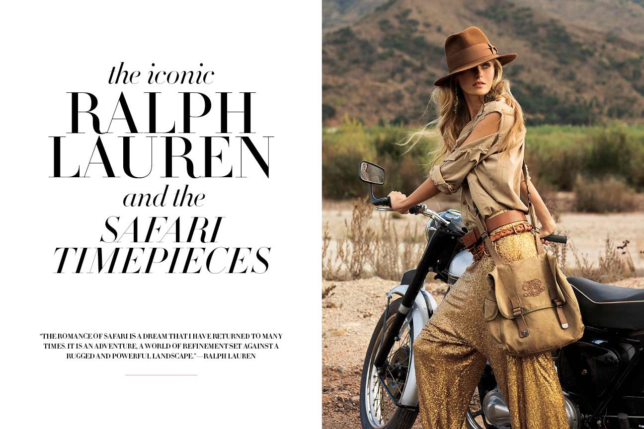 Ralph Lauren's Iconic Ad Campaigns  Ralph lauren campaign, Ralph lauren  style, Safari chic